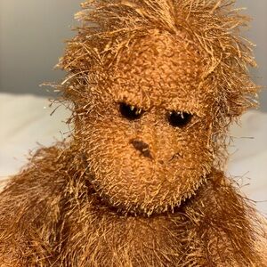 Russ  Berrie Brown Fuzzy Orangutan Stuffed Animal